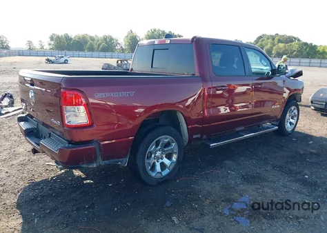 2021 Ram 1500 Big Horn 4X4 5'7 Box from USA, damaged, VIN 1C6SRFFT8MN800158